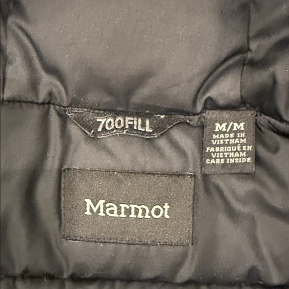 Marmot Charcoal Hooded Puffer Jacket - Picture 7 of 9